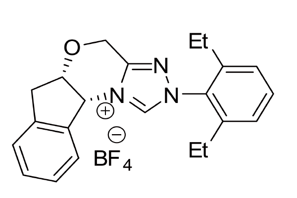 1787246-78-9 | (5aS,10bR)-2-(2,6-Diethylphenyl)-5a,10b-dihydro-4H,6Hindeno[ 2,1-b][1,2,4]
triazolo[4,3-d][1,4]oxazinium Tetrafluoroborate
